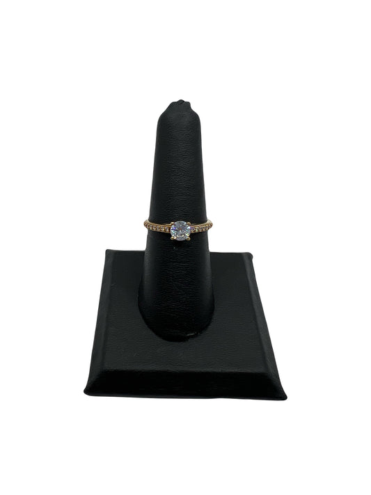 10k CZ Round Ring