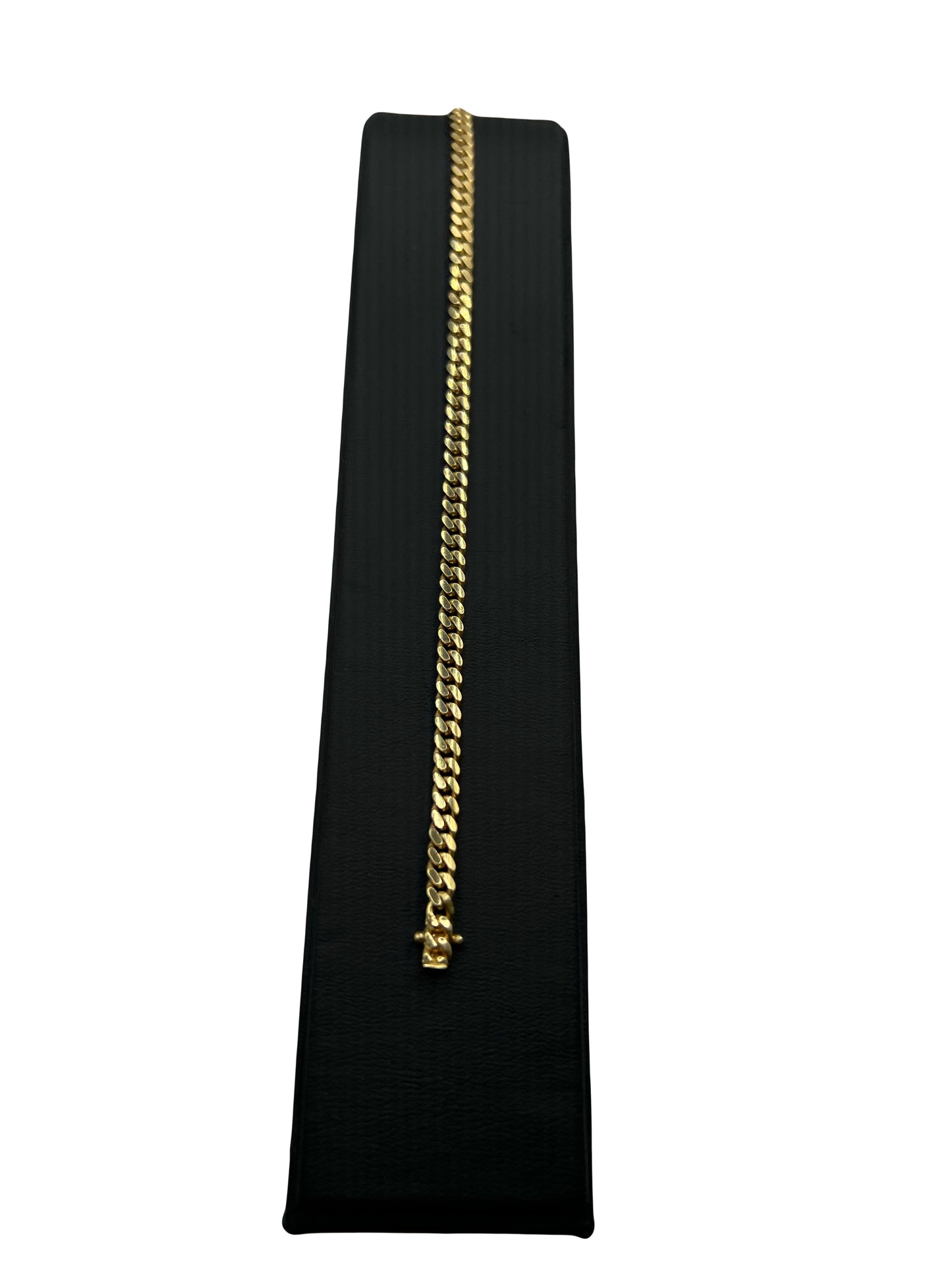 14k Solid Miami Cuban Link Bracelet
