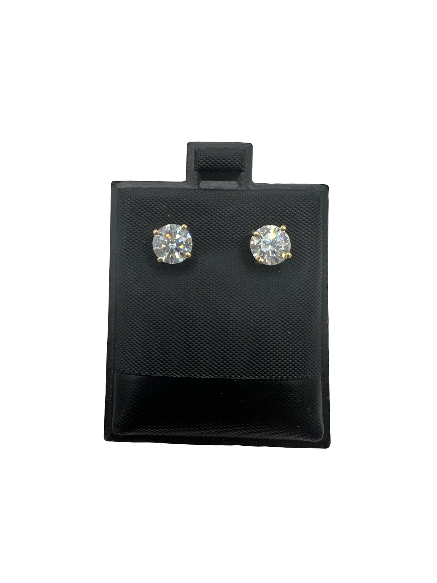 14k Lab Diamond Studs