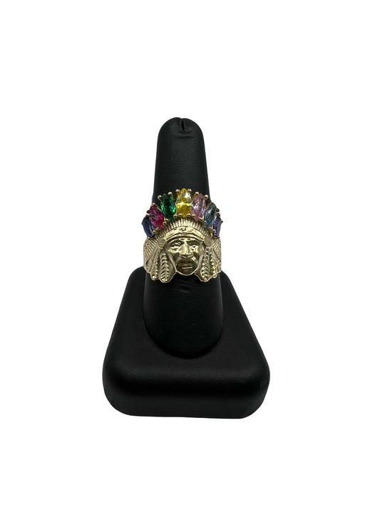 10k Cz Indio Ring