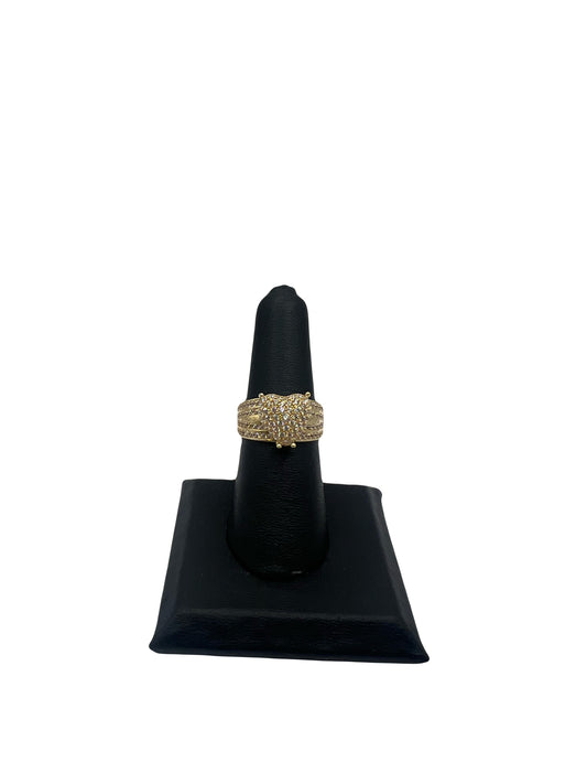 14k Cz Heart Ring