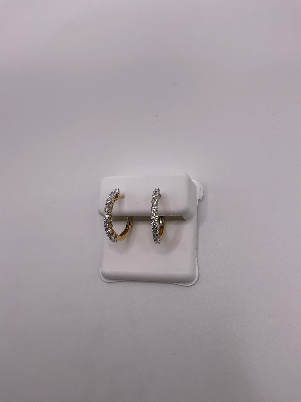 14kt 1.00 CT Hoops