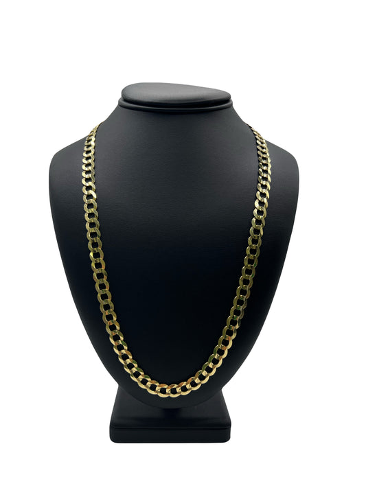 New 14kt Solid Curb Link Chain