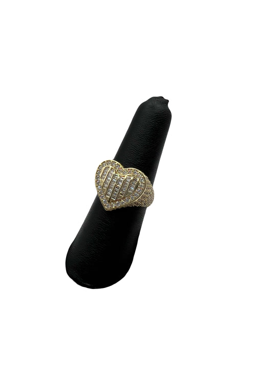 14k Heart Ring