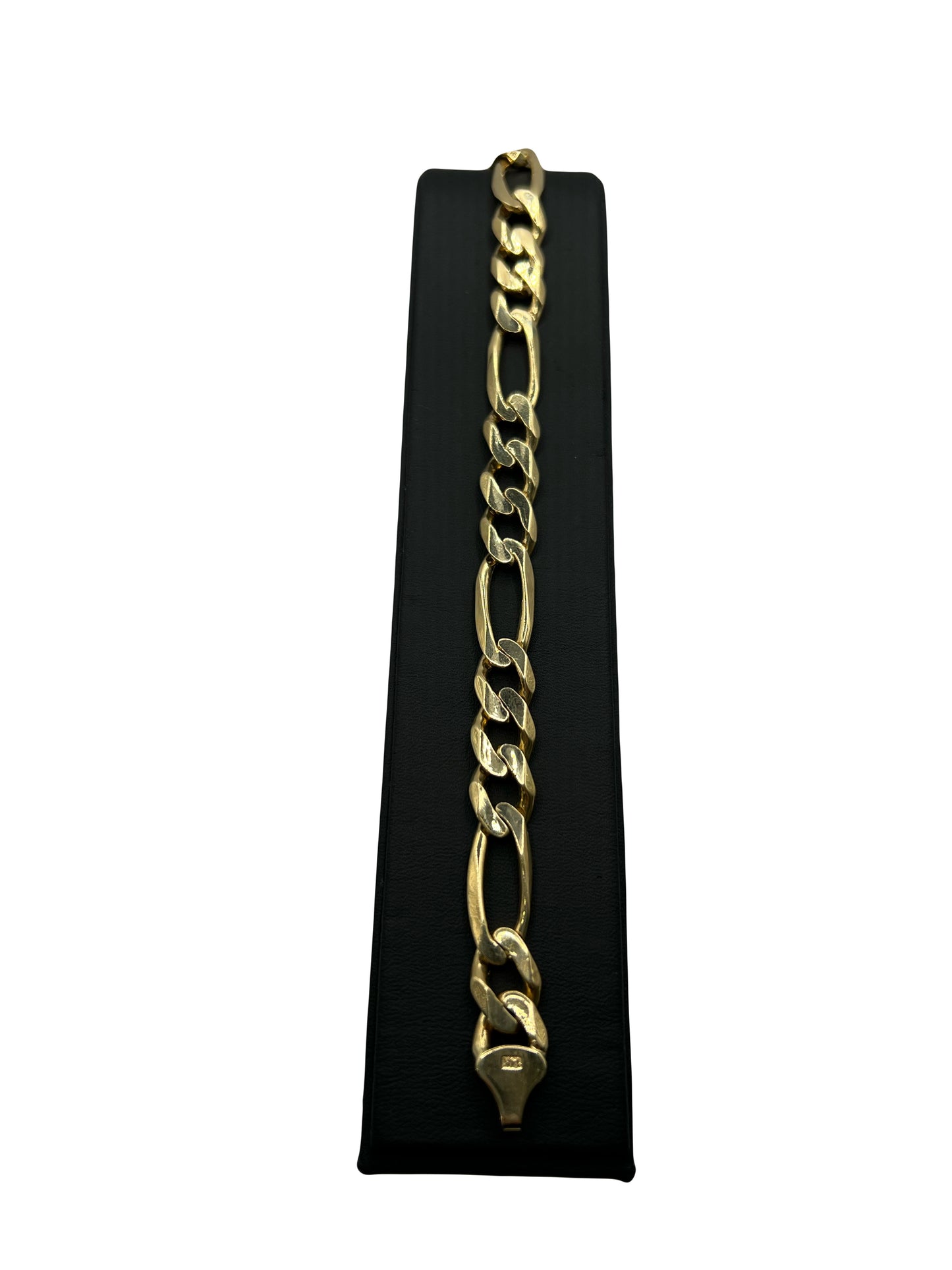 14k Solid Figaro Bracelet
