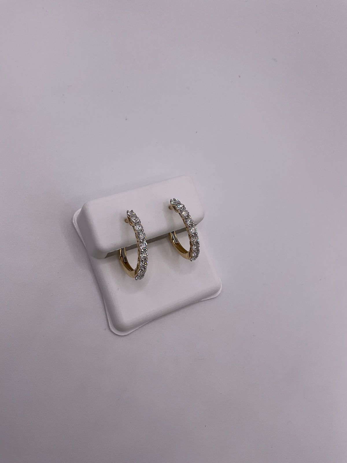14kt 1.00 CT Hoops