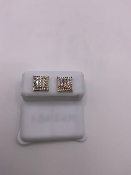14kt Cz Fancy Earrings