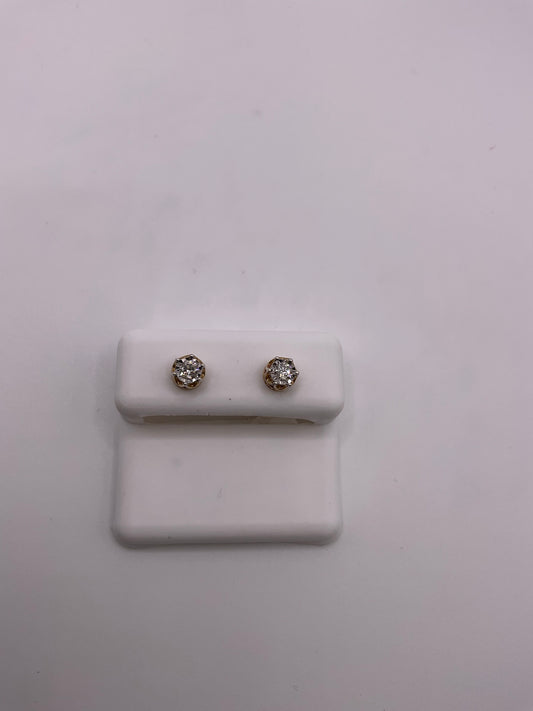 10kt 0.26 Ct Earrings