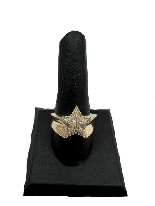14k Star Ring