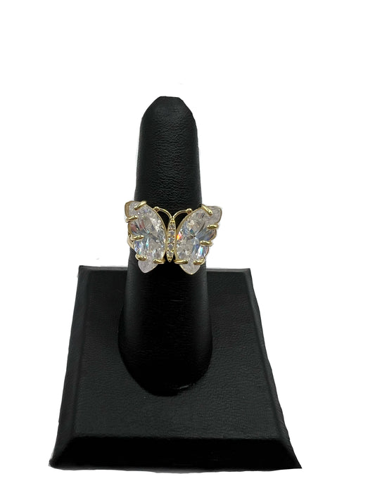 14k Butterfly Ring